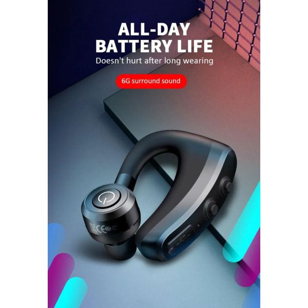 Paris_Langattomat Bluetooth-kuulokkeet mikrofonilla, ääniohjauksella, stereokuulokkeet, melunvaimennus, korvatulpat, handsfree, business-kuulokkeet IOS Androidille