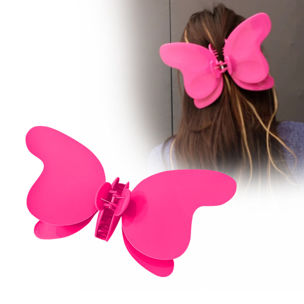 Överdimensionerad Butterfly Claw Clip för kvinnor Butterfly Claw Clips för flickor Hårklämmor Käkklämmor Håraccessoarer