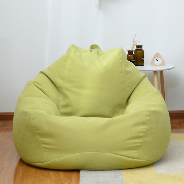 Nyt design ekstra store sækkestole Sofabetræk Indendørs Lazy Lounger til voksne børn Hotsale! Grøn Green 90 * 110cm