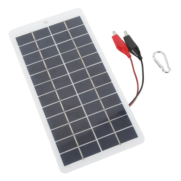 5W 12V polykrystallinsk silicium solpanel højeffektiv energibesparende bærbar solcelle batterioplader