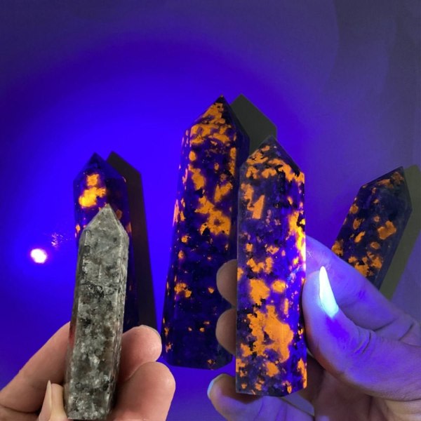 Firestone Kristallpelare Sexkantigt Kristalltorn 9CM-10CM 9cm-10cm 9cm-10cm