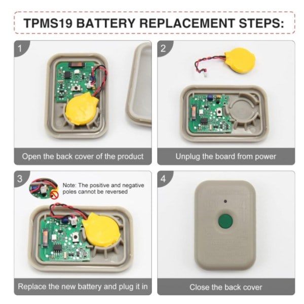 TPMS-sensorverktøy tilbakestillingsprogrammering