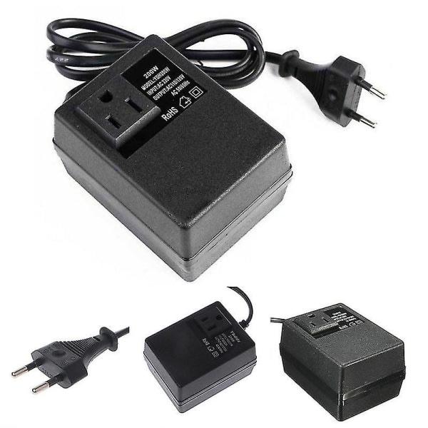 CBS 200W Transformator 220V til 110V / 110V til 220V US/Europeisk kontaktspänningsomvandlersett null ingen