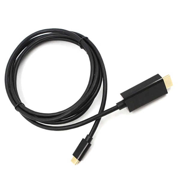 Type C til HD-kabel 5,9 fod langt 3840x2160 60Hz stabilt Plug and Play USB C til 4K-kabel til projektor tv-computer