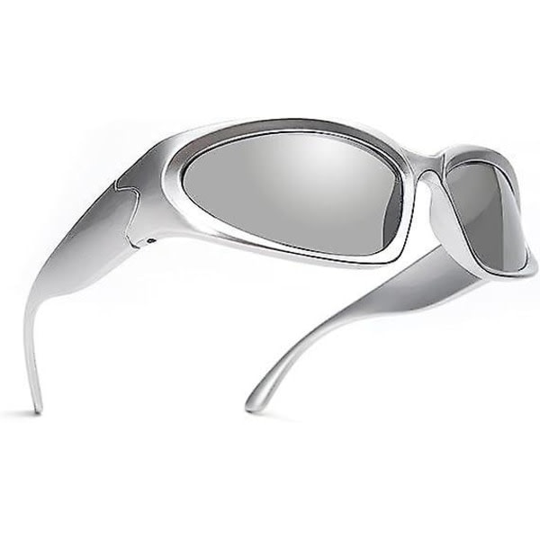 Wrap Around Fashion Solglasögon för män Kvinnor Swift Oval Dark Solglasögon Sport Shades Glasögon Glasögon