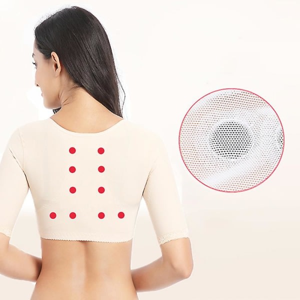 Bröstmottagande artefakt for kvinner, puckelryggskorrigeringstopp Hudfarge M