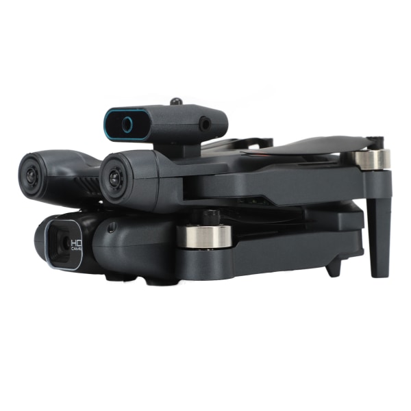 Sammenleggbar Quadcopter Intelligent HD Dual Camera RC Drone med børsteløs motor for fotografering Mørkegrå 6K