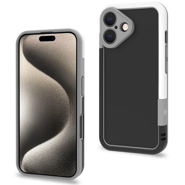 Bumper iPhone 16 Musta/Valkoinen