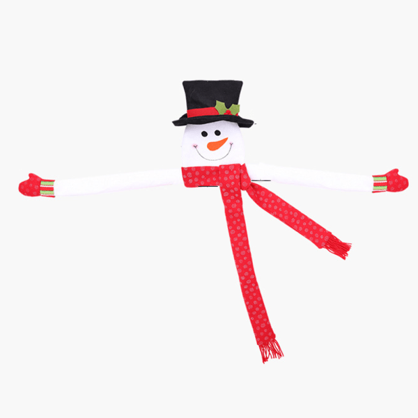 Christmas Tree Topper Snowman Hugger - Xmas Holiday Wonderland