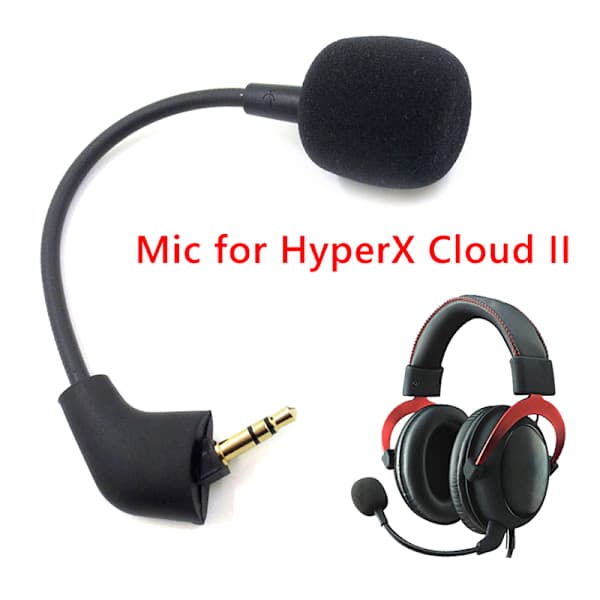 Erstatningsmikrofon for Gaming 3.5mm Mikrofon for Kingston HyperX