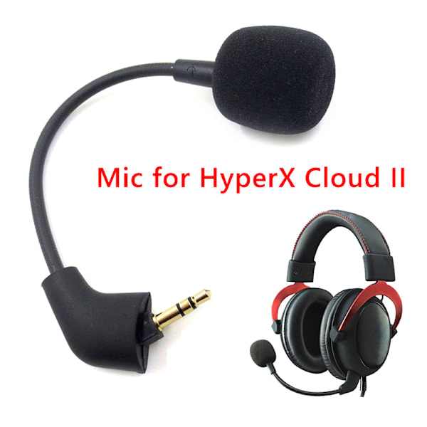 Erstatningsmikrofon til Gaming 3,5 mm Mikrofon til Kingston HyperX