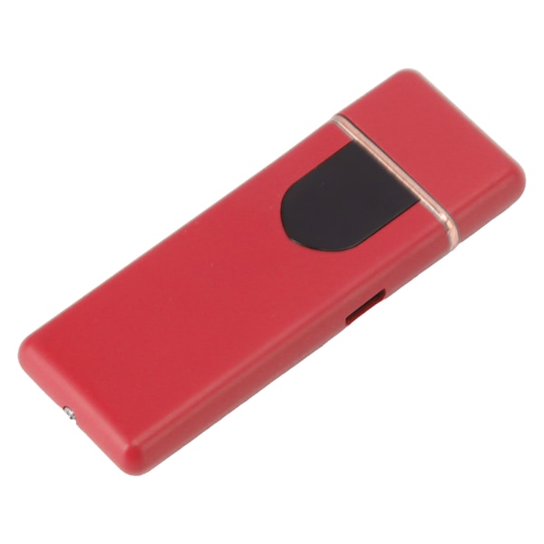 Touch Dobbeltsidig tenning USB Oppladbar vindtett bærbar elektrisk lighter for kjærester Gaver Blå