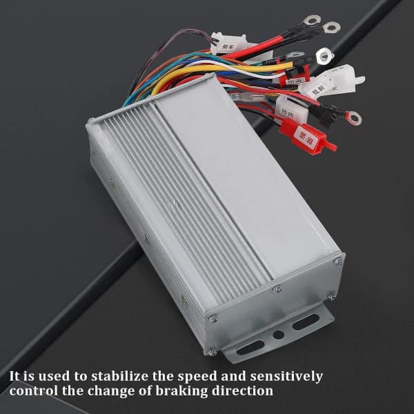 48V 500W børsteløs controller, aluminiumslegering E-cykel børsteløs motorcontroller til elcykel