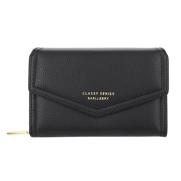 Liten plånbok for kvinder, Slim Pu-läder kreditkortshållare