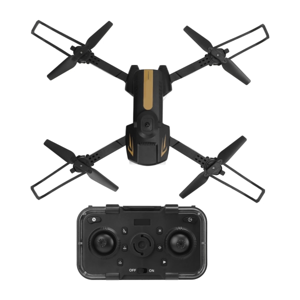 Drone Plastic 4K High Definition Dual Camera Linse Optical Flow Positionering Undgå forhindringer UAV til 14 Over sort Dual Battery