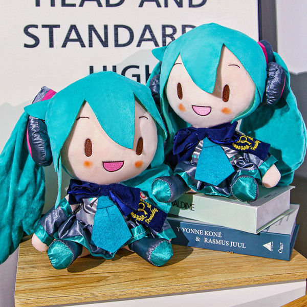 Anime Hatsune Plyschleksaksserie Hatsune Miku Doll Anime Perifer Kudde Rumsprydnad (32CM) Fluga Hatsune Doll