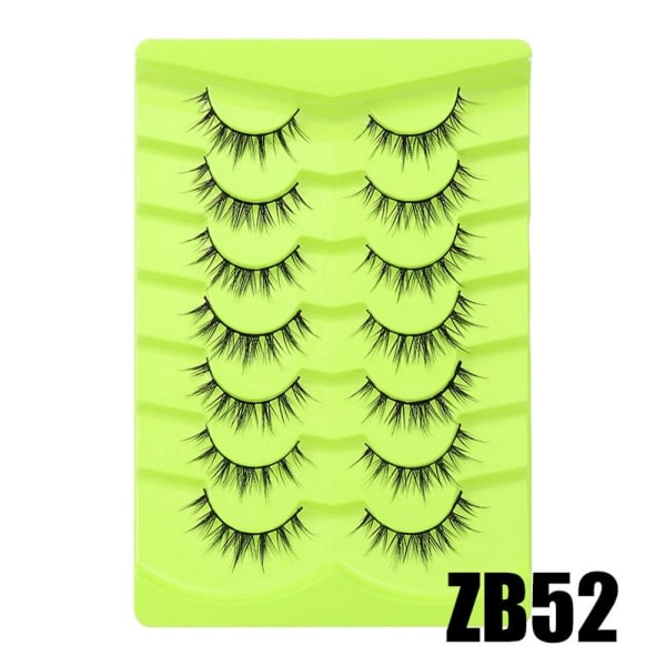 Cat Eye Lashes Falske øjenvipper ligner extensions ZB52 ZB52 ZB52 ZB52