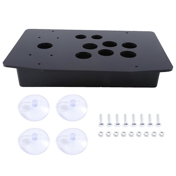 DIY Arkadjoystick Ersättning Akrylpanel Fodral Handtag Arkadspel Kit Robust Konstruktion Easy.pa