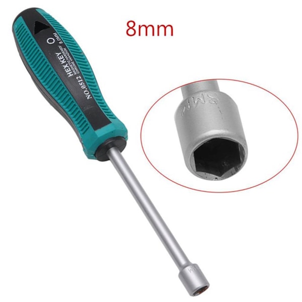 Metallisk Anti-Halk Handtag Verktyg Nyckel Mutterdragare Hylsa Skruvmejsel Matches the image 10mm