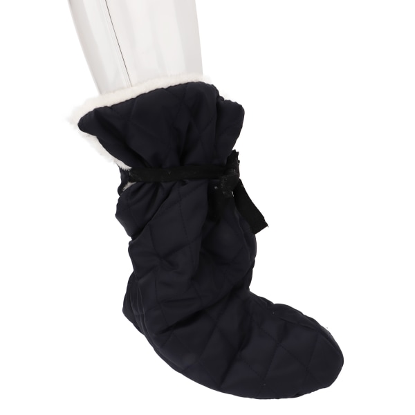 Støpt sokk snøredesign Komfortabel fortykket Hold varm fot Støpt tådeksel sokk for ben Ankelfot