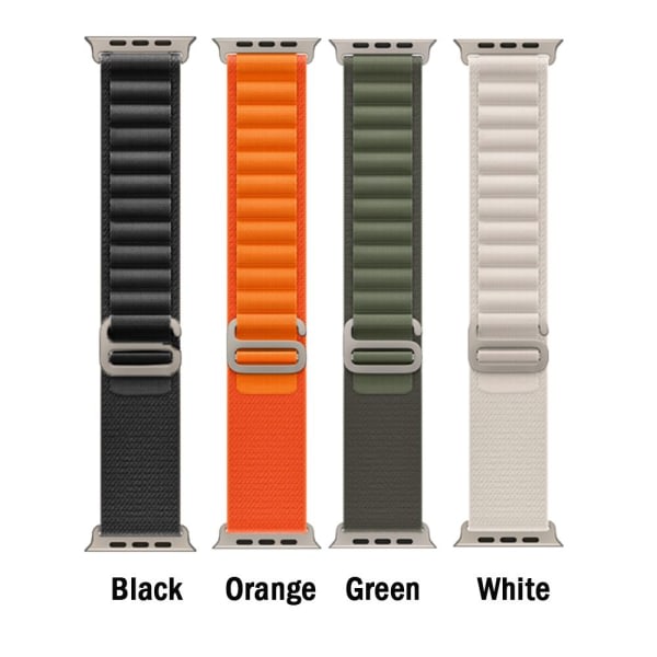 Sport Alpine Loop -ranneke Apple Watch oranssi 38/40/41mm-38/40/41mm orange 38/40/41mm-38/40/41mm