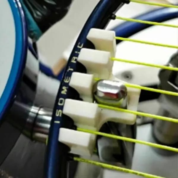 4 pcs Badminton Racket Stringing Machine Tools Rackets Pressure Reducer Load Spreader Adapter Attachment Black and White