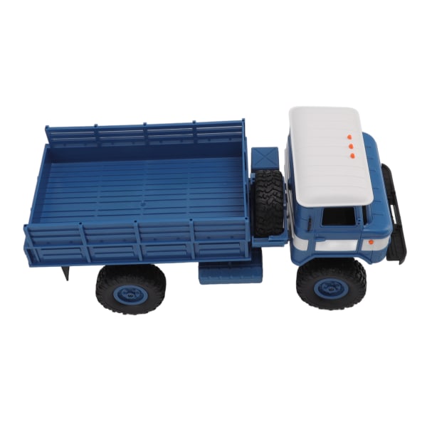 RC Dumper Blå Hvid 2,4G Fjernbetjening 4WD højhastigheds fleksibel kontrol RC Militær lastbil til voksne børn