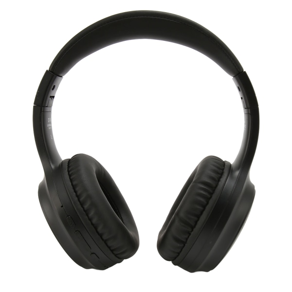 Bluetooth hörlurar Aktiv brusreducerande Dubbel uppspelningsläge Vikbart trådlöst headset för Travel Office Svart