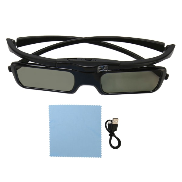 DLP 3D-briller Profesjonelle HD-objektiv 1080P 3D Active Shutter-briller for DL ​​P LINK 3D-projektorer