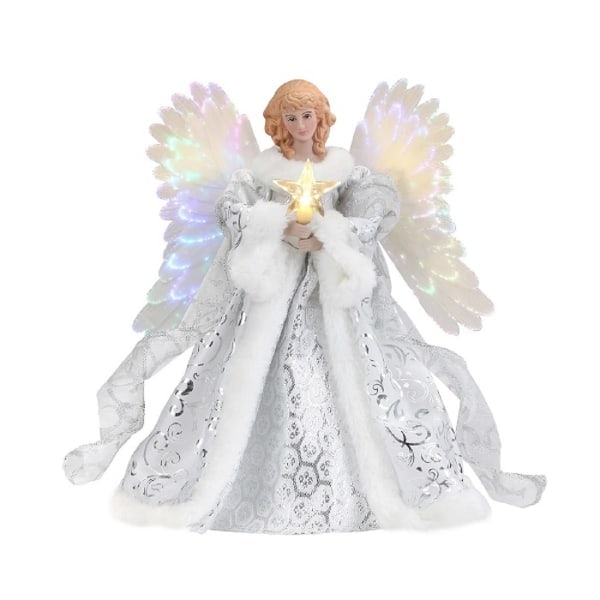 LED ängel julgranstopp stjärna julängel ängel julgransprydnader