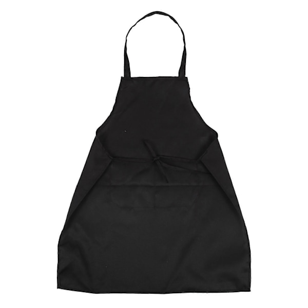 5X Unisex 2 Lommer Sort Køkkenforklæde, One Size i Medium.pa