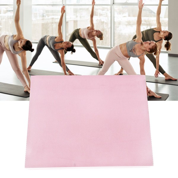 Balancetræningsmåtte TPE Vandtæt skridsikker træning med høj modstandsdygtighed Balancepude til knæ ankeltræning Styrketræning Pink