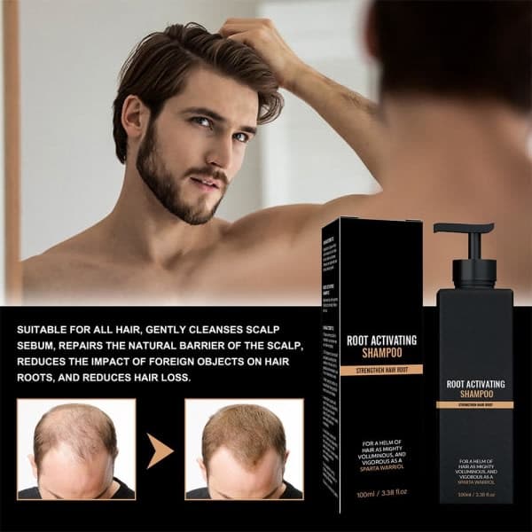 Root Activator Shampoo, Hårtab Shampoo, Shampoo Root Activator