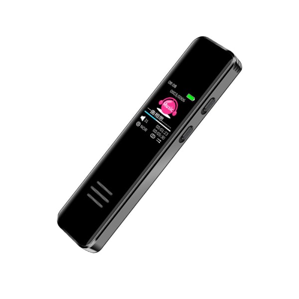 Bærbar röstinspelare Röststyrning Mini digital röstinspelare Röstinspiller 16GB