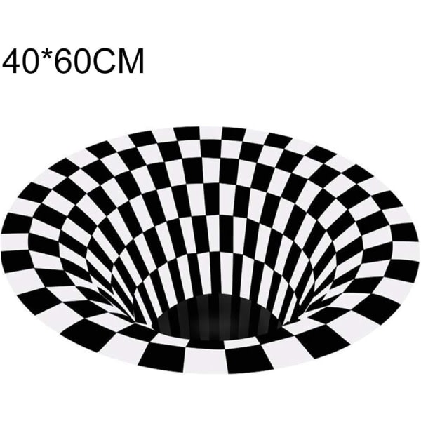 4D-illuusiovaikutteinen pyörrekuvioinen painettu geometrinen ovi- ja lattiamatto makuuhuoneeseen ja olohuoneeseen