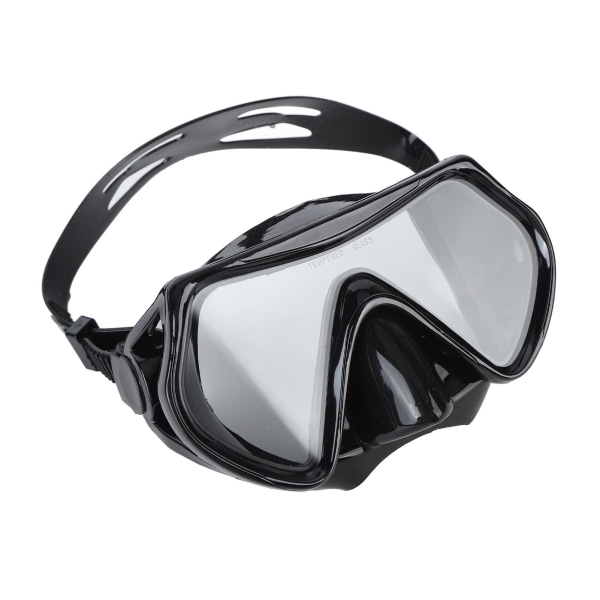 Dykkerbriller til voksne Silikone Non Tåge Snorkel Udendørs Svømmeudstyr Sort