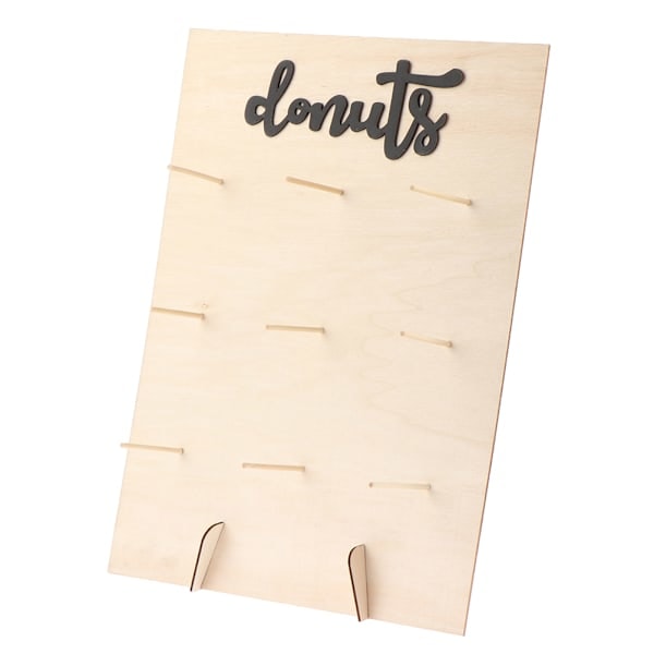 Vægdisplay til Træ-donuts A2