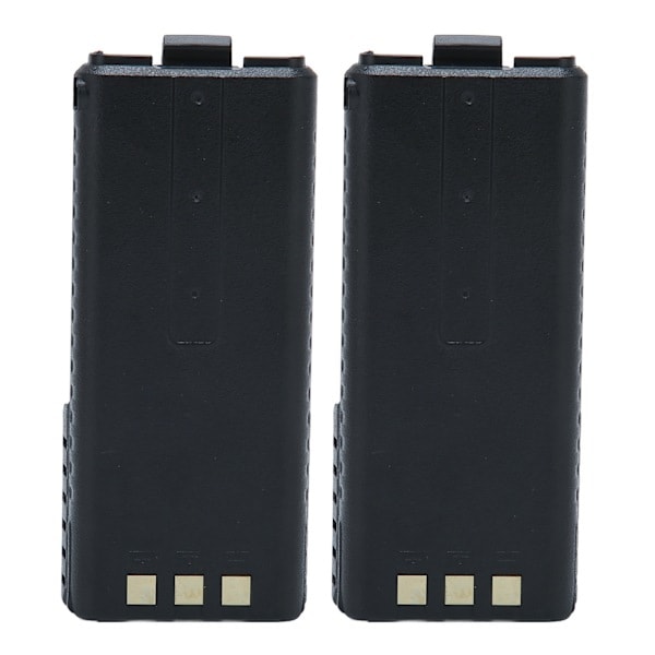 2 stk. Walkie Talkie Li-ion batteri 3800mAh Erstatning 2-vejs Radiobatteri til BAOFENG BF UV5R 5RA 5RB 5RC 5RD 5RO 5RE