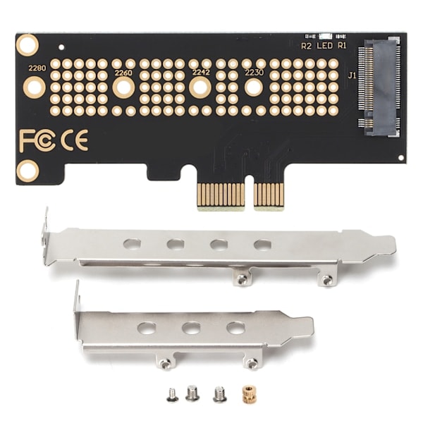 Paris_Adapterkort PCIE til NVME NGFF M.2 SSD Harddisk Konverter for 2230/2242/2260/2280 SSDPCIEx1