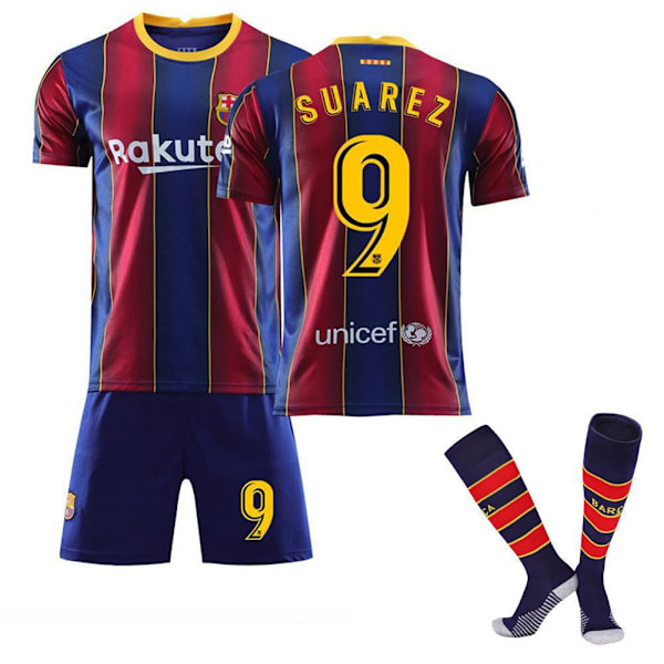 2021 Barcelona Hemma Matchtröja Luis Suarez Jersey No. 9 L 9 Suarez