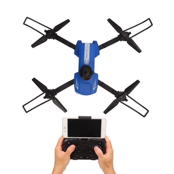 XT2 Alle sider Hindringer Unngåelse Drone 4K Dobbeltkamera Luftfotografering Optisk flytposisjonering Sammenleggbar Quadcopter Leker Gaver Blå