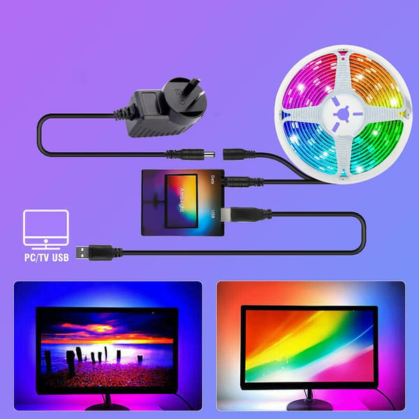 Ambilight USB LED-nauha 3m