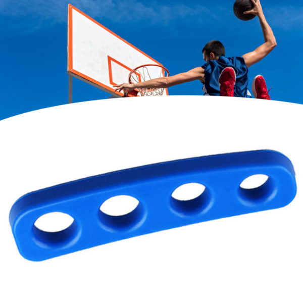 Basketball skytetrener hjelpemiddel tenåring for nybegynnere Forbedre stabiliteten Fleksibel silikon ball finger skyte trener Blue M (7,8?8,5cm/3,07?3,35in)