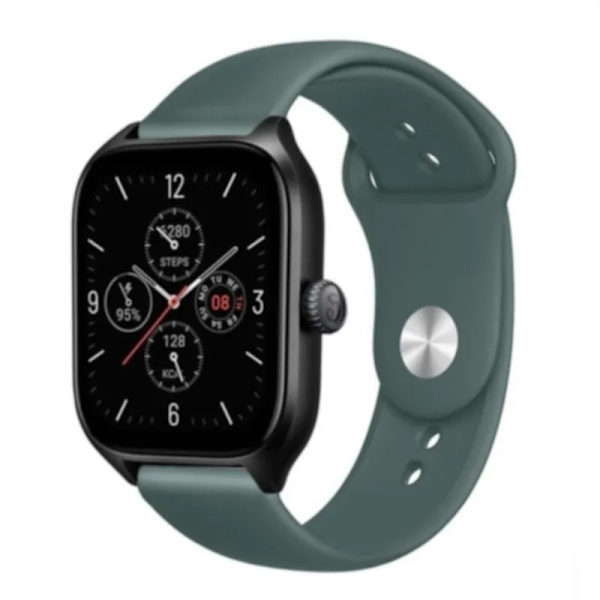 Urrem til Amazfit GTS/GTR-4-3-2-2e-Mini-Pro/stratos Sportarmbånd til Amazfit bip-US-3-Pro-Lite 20mm 22mm rem Fyrretrægrøn 21