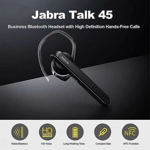 Original Stealth Talk 45 Bluetooth Håndfrit Headset - Sort