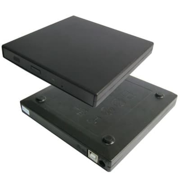 Ekstern CD-læser USB Slim - Sort