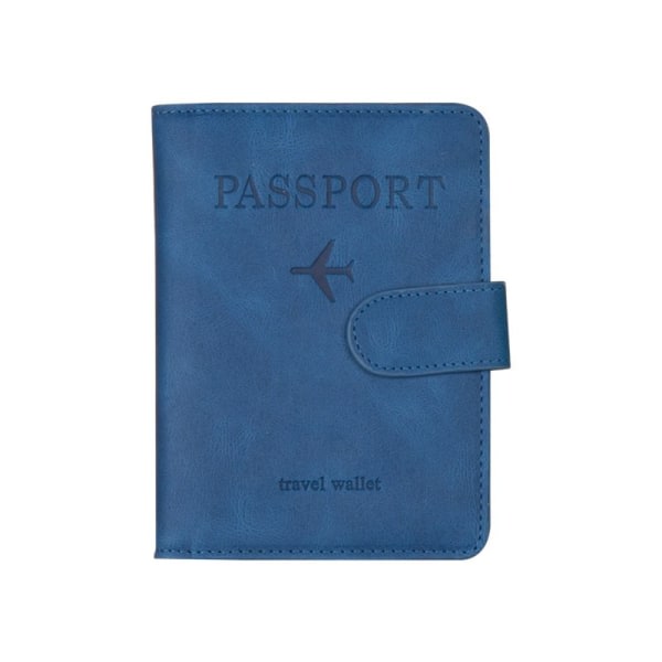 RFID passhållare Passväska BLÅ blå blue