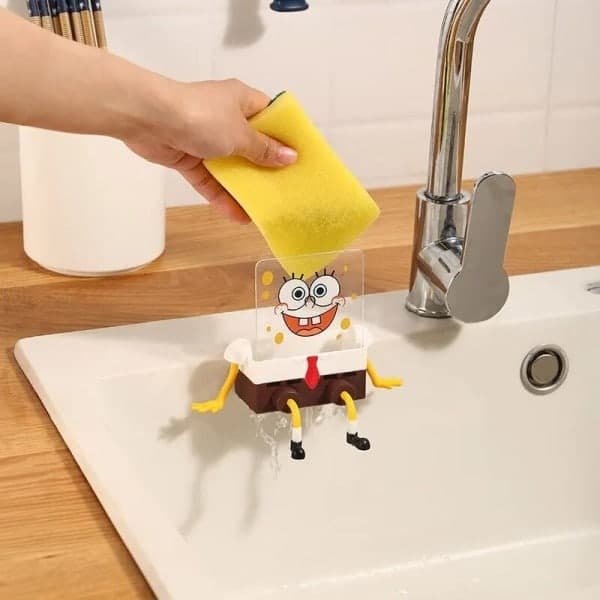 SvampeBob Firkant Oppvasksvamp med Patrick Stjerne Design for Oppvask