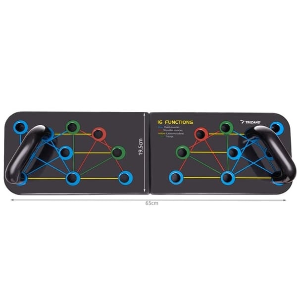 Push Up Board med Motståndsband - Träna bröst & armar—pa