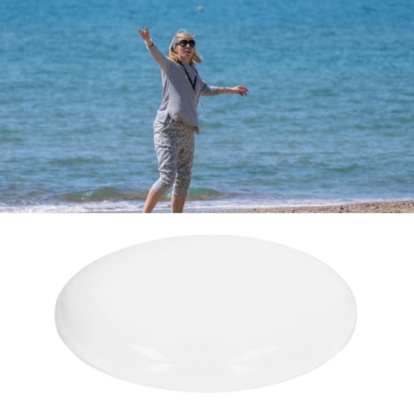 Sports Flying Disc 27cm Profesjonell aerodynamisk design PE Ultimate Competition Disc for Outdoor Beach White